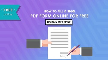 How to fill and sign your PDF form for free using DeftPDF