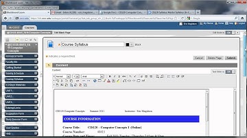 Embedding Google Word Processing document into Blackboard.mov