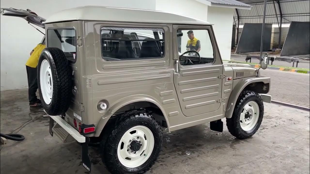 Jimny Jangkrik LJ80 Kondisi Sangat Bagus & Lucu di Bawa Jalan Sore di