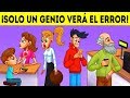 ¡SOLO UN GENIO HALLARÁ LOS ERRORES! ACERTIJOS DIVERTIDOS Y PREGUNTAS DE TRIVIA