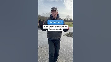 Please save for when you need it. How to put on tire chains. Love, Dad