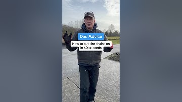 Please save for when you need it. How to put on tire chains. Love, Dad
