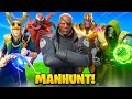 NICK FURY vs VILLAINS (Fortnite Manhunt)