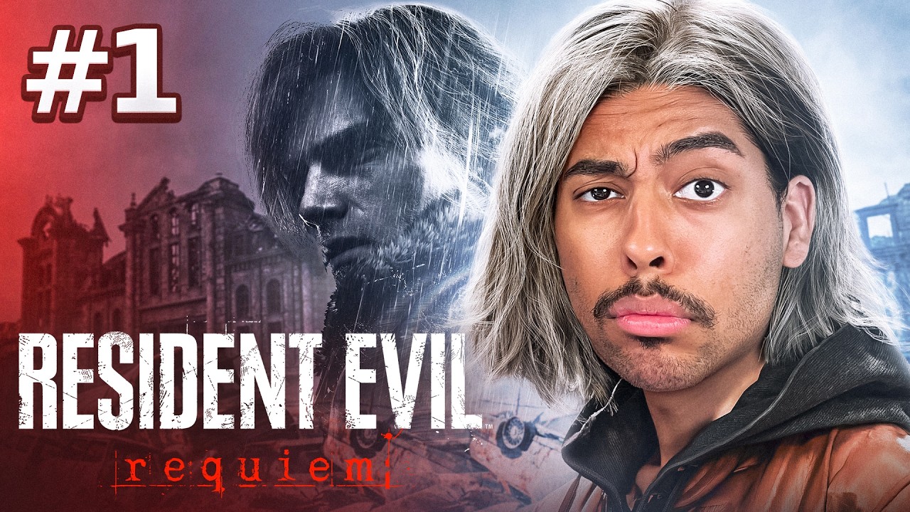 RESIDENT EVIL REQUIEM - #1: NUNCA VI UM INICIO TÃO INSANO! Leon está de volta!