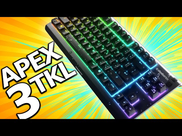 Steelseries Apex 3 TKL Gaming Keyboard Review 