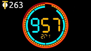 🇪🇳 [4K] Digital 10 minute timer ( v 263 ) + music + sound effects