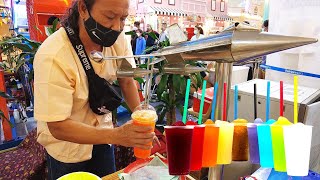 Amazing Vintage Rocket Soft Drink Street Drink Colorful Thai Street Food  Slushy Cola Fruit Juice screenshot 5