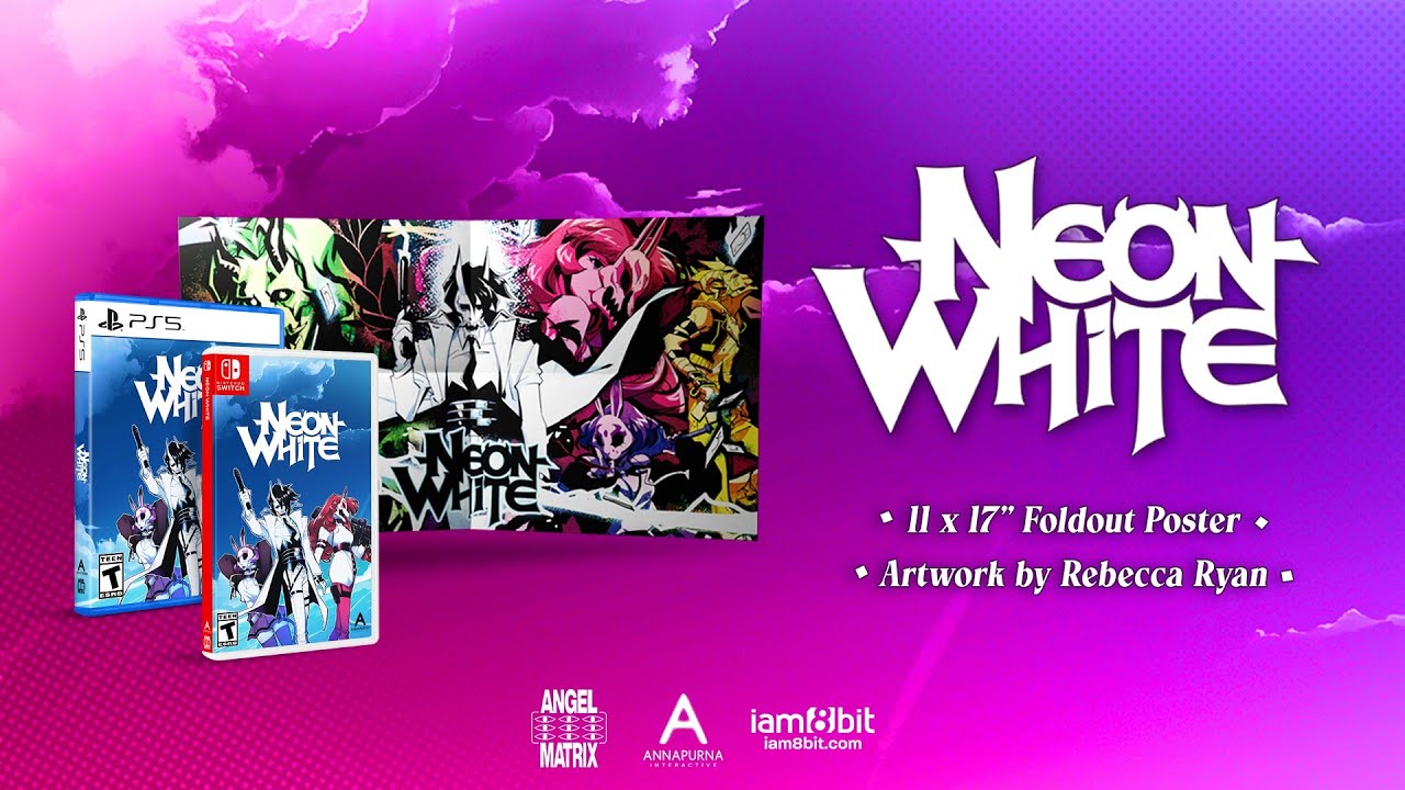 The Neon White physical editions look devilishly cool