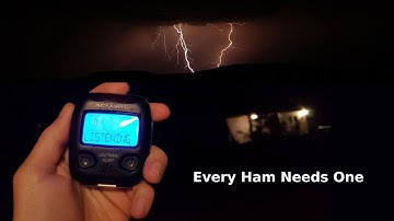 🔴Every Ham Needs One Of These - AcuRite 02020 Portable Lightning Detector