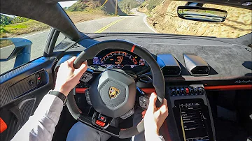 2023 Lamborghini Huracan Tecnica - POV Canyon Blast (Binaural Audio)