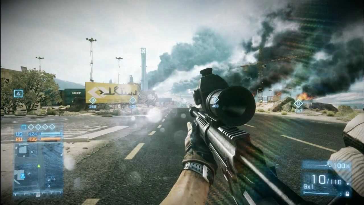 Bf3 All sniper rifles and their bullet drop - YouTube.