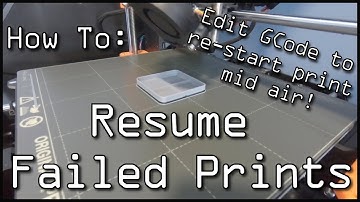 How To Resume a Failed Print