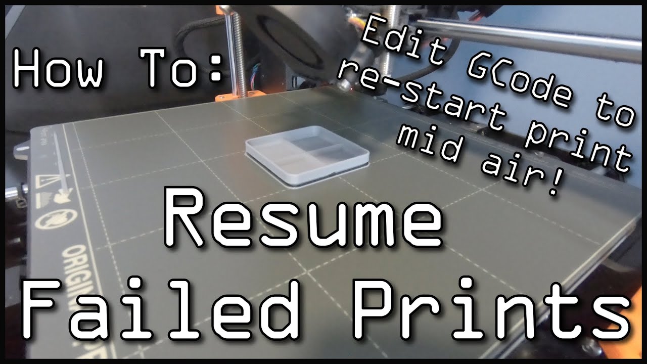 How to edit gcode? - Is it possible to salvage a job by restarting