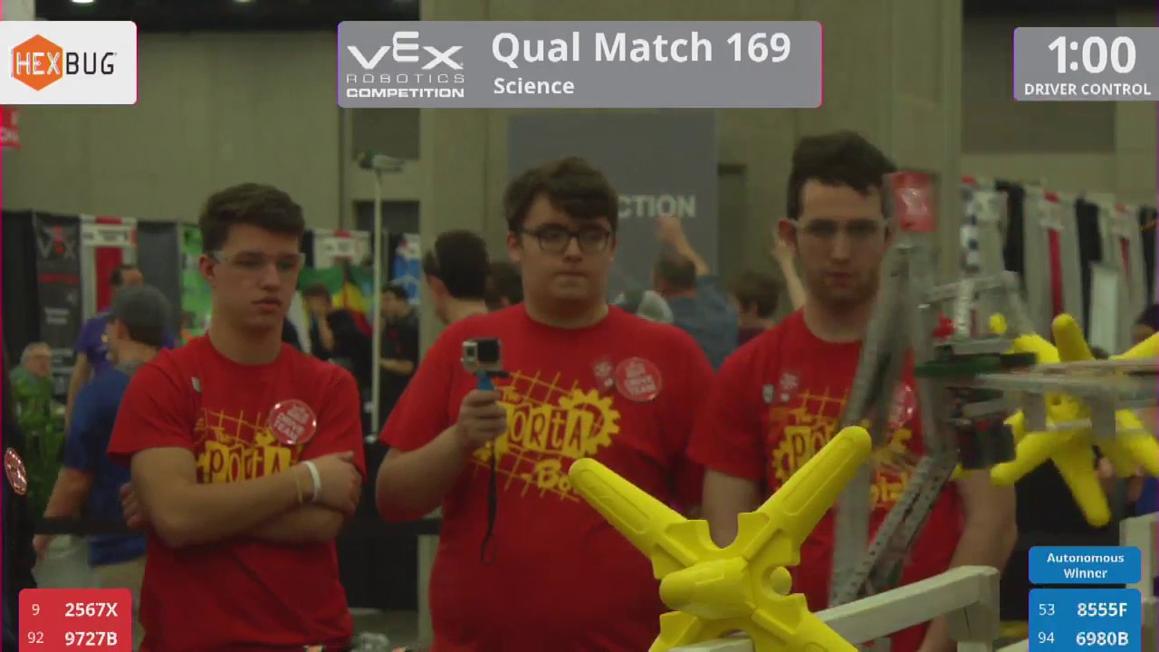 2017 VRC Sci Q169 - 2567X 9727B vs 8555F 6980B - 41 to 17