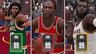 Full Court Shot with EVERY 99 Overall in NBA 2K24