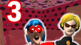 Granny Is Ladybug😱😱😱 / Escape from lady granny bug & noir grandpa cat in this horrer💀 gameplay screenshot 4