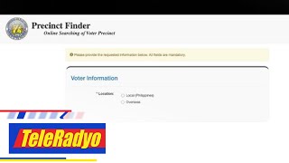 Election Lawyer: Dapat itigil muna ang operasyon ng online precint finder | 28 April 2022