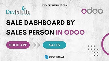Sale Dashboard by Salesperson in Odoo | Sales Dashboard