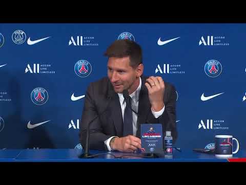 LIVE: Lionel Messi holds news conference in Paris