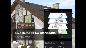 Adding a Roof - Live Home 3D for iOS / iPadOS Tutorials
