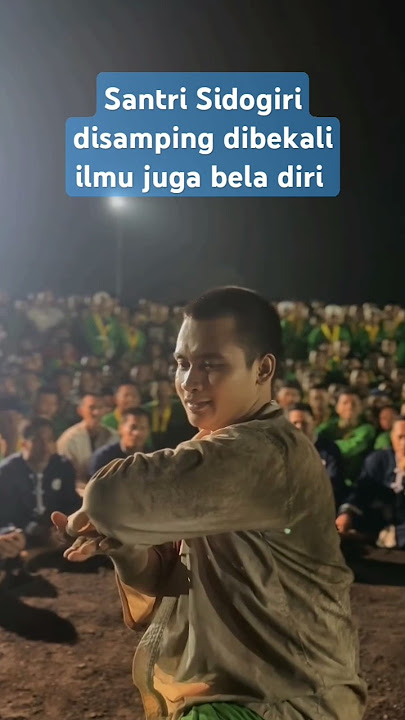 Santri Sidogiri berlatih silat langkah tujuh #shorts #pencaksilat