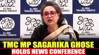 TMC MP Sagarika Ghose holds News Conference | BJP | Police action against TMC Leaders in Bengal
