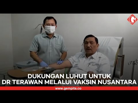 Darah Menko Luhut Diambil Dokter Terawan untuk Ikut Vaksinasi Nusantara