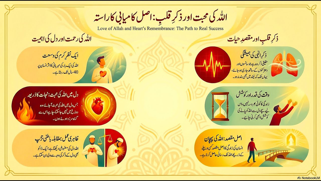 دل کا اصل پیمانہ❤️محبتِ الہی اور ذکرِ قلب کی تاثیر