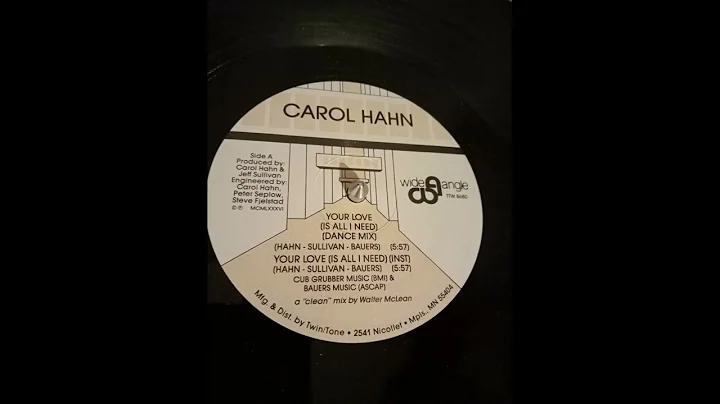Carol Hahn - Your Love (Is All I Need) (1986) hq