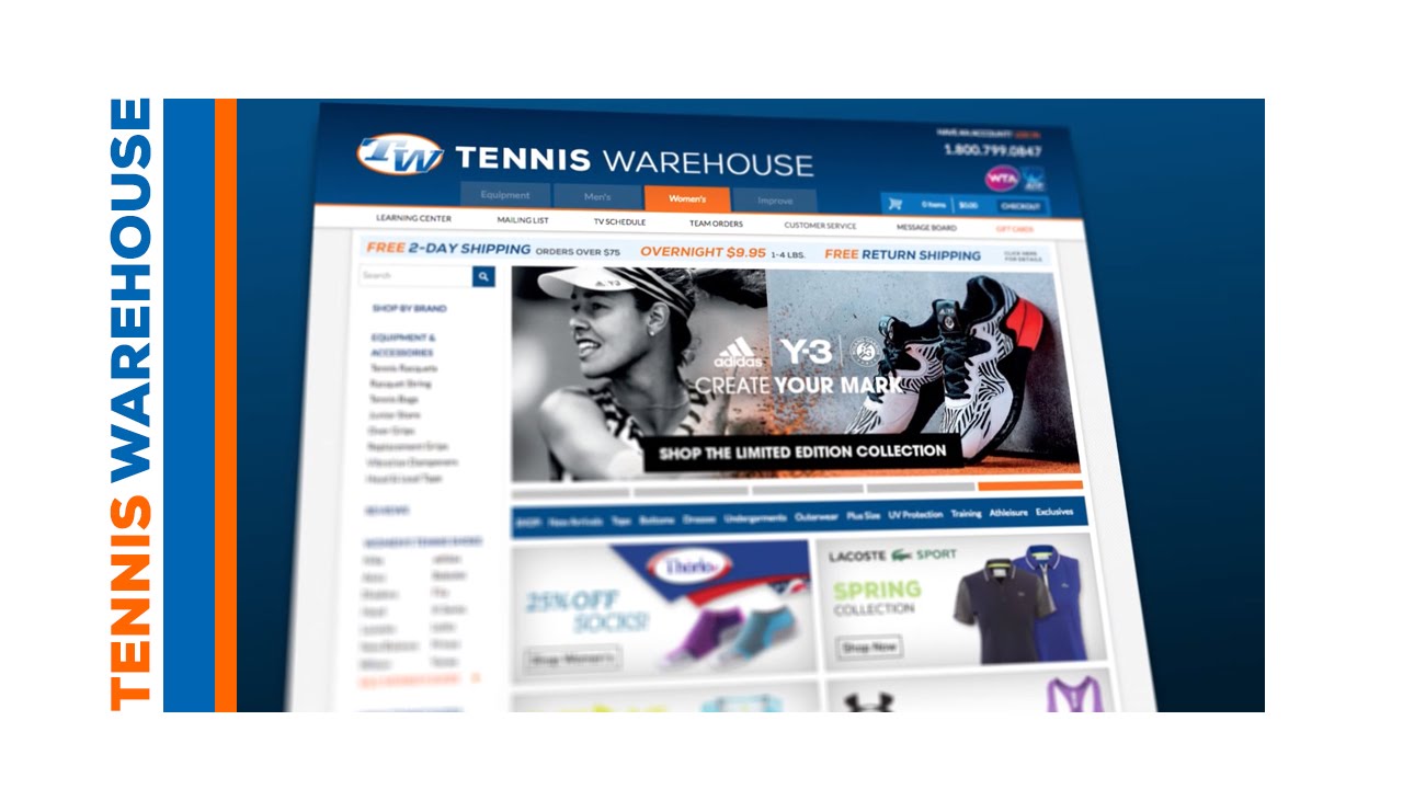 tennis warehouse online