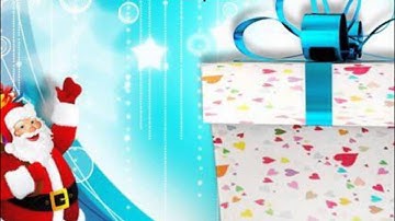 christmas gifts with santa claus festival powerpoint templates ppt backgrounds for slides 1112 pptx