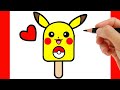 How to draw pikachu easy step by step  drawing and coloring a ice cream easy step by step