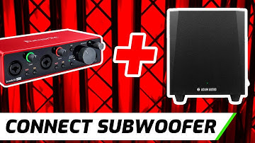 3 Ways To Connect Scarlett 2i2 To Subwoofer & Speakers