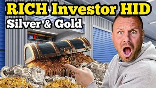 RICH INVESTOR HID GOLD & SILVER In His Storage Unit