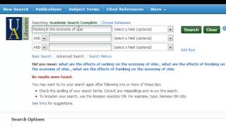 Natural Language vs. Boolean Searching Demo