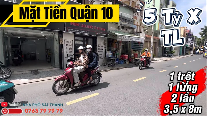 Quận 10. Mặt Tiền Kinh Doanh 1 trệt 1 lửng 2 lầu, 3,5 x 8m. Giá 5 tỷ X TL #0763797979