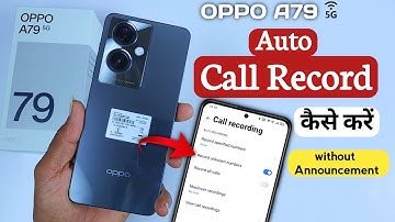 How to call record in oppo a79 5g / Oppo a79 5g call recording setting / call recording