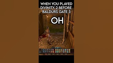 When you have played Divinity 2 before starting Baldurs Gate 3