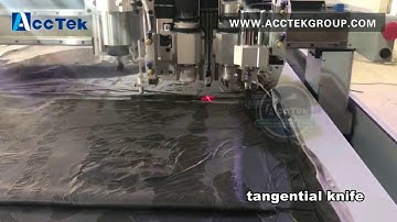 AKZ1625 oscillating knife cutting machine multilayer cut ACCTEK