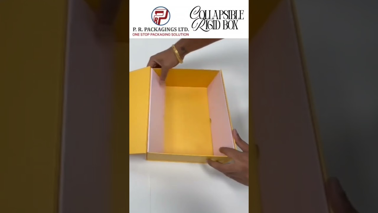 Collapsible Rigid Boxes to Save Freight Costs #rigidboxes #packaging #freight #costsavings