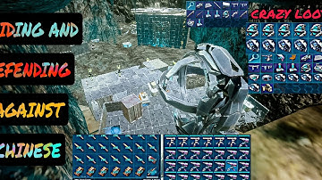 [ Ark Mobile ] Raiding On  Hackers And Defending Against Chines Hackers Crazy Rocket spam Damm Dead
