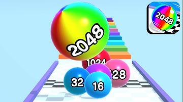 Ball Run 2048 - All Levels Gameplay Android, iOS ( Levels 1047 - 1070 )
