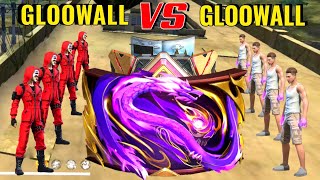 Gloowall Vs Gloowall Skin Fight On Factory  Adam Vs Criminal  Gloowall Skin Challenge  Free Fire