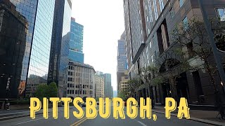 Driving Around PITTSBURGH, PA | Downtown DRIVE TOUR