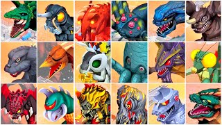 All Kaiju  Godzilla Defense Force | DG5l1lgaine