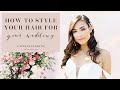 How You Can Wear Your Hair Based on Your Wedding Dress Style