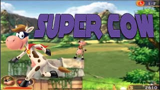 Supercow running collection coin-diamond-gems and enemy Gameplay II Video Cnp Game 2021 screenshot 4