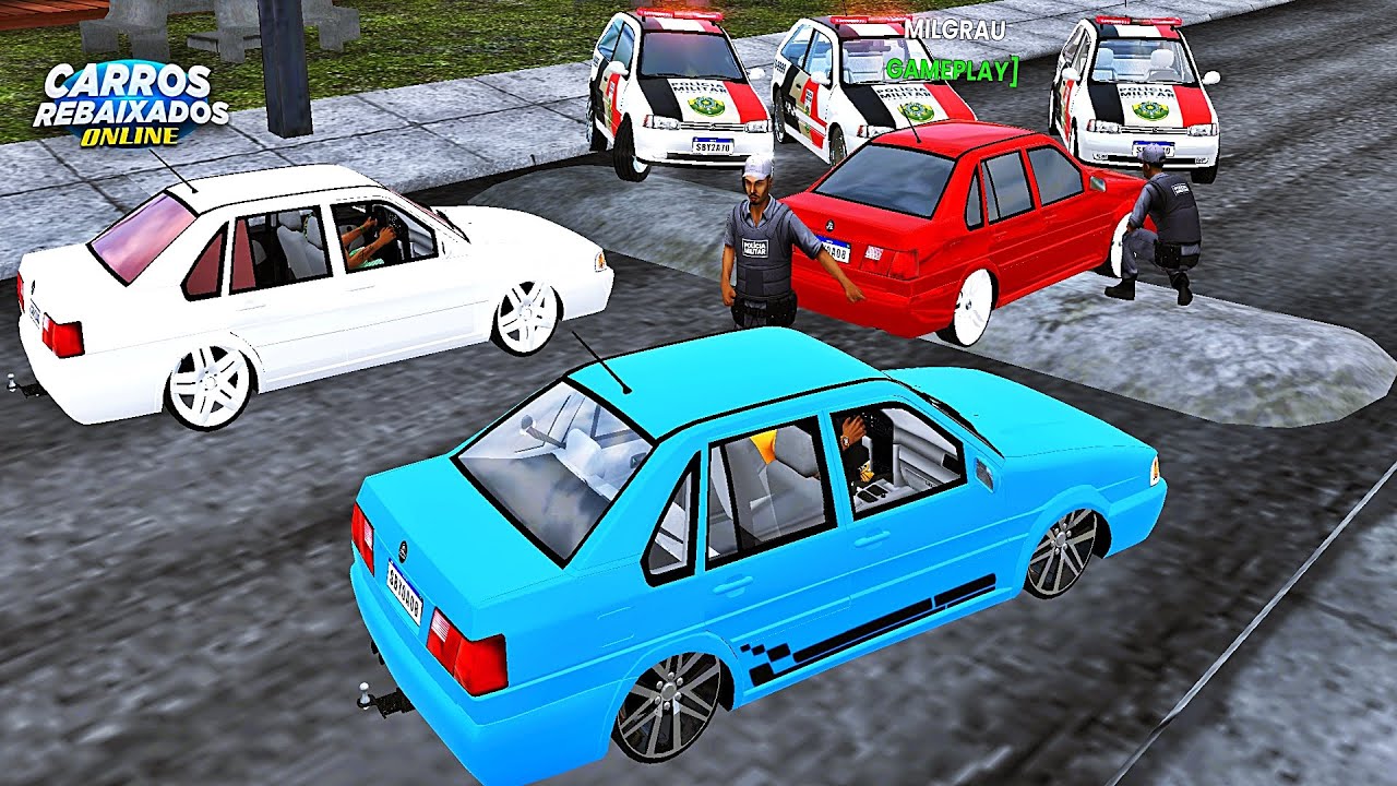 CARROS REBAIXADOS ONLINE  ROLE DE S10 VS HILUX SW4 VS F250 FIZERAM O CERCO  A PRF ! 