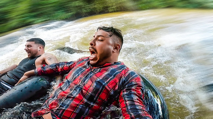 DESCEMOS A CACHOEIRA COM A BOIA DE CAMINHÃO 😂
