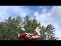 Stunts in aerodium sigulda open air wind tunnel